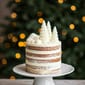 Christmas Cake White Trees