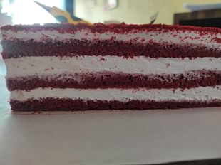 Layered Red velvet cake
