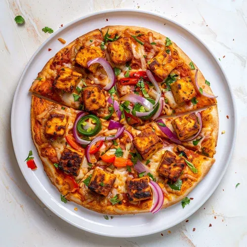Schezwan Paneer Pizza