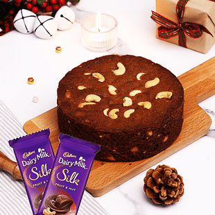 Plum Cake With Chocolate Combo