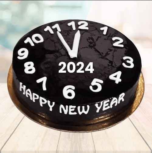 Dark Chocolate Birthday Timing Cake