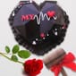 Dark Heart Pinata Cake