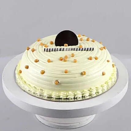 Dome Shaped Butterscotch Cake