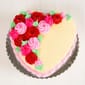 Daisy Heart Butterscotch Cake