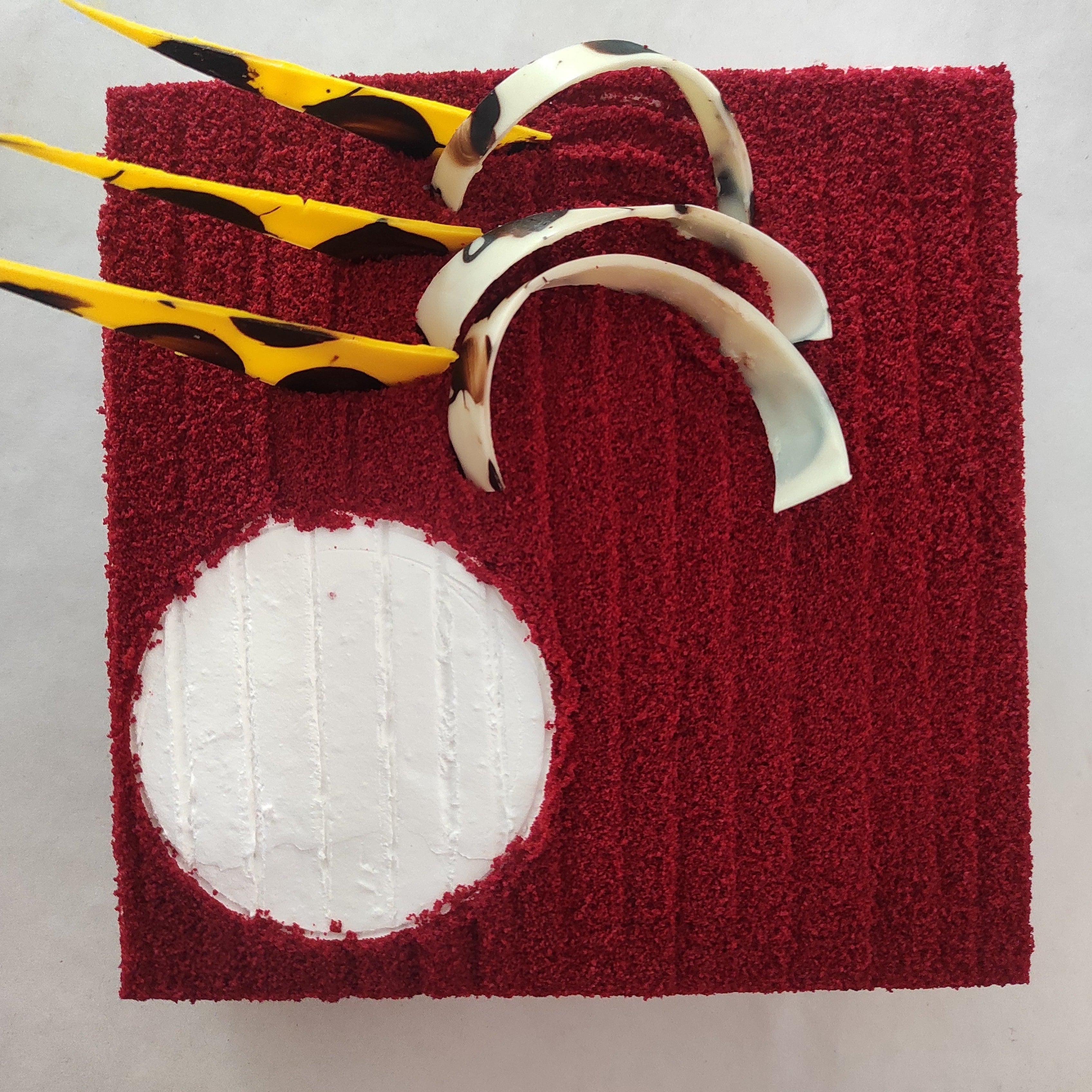 Layered Red velvet cake