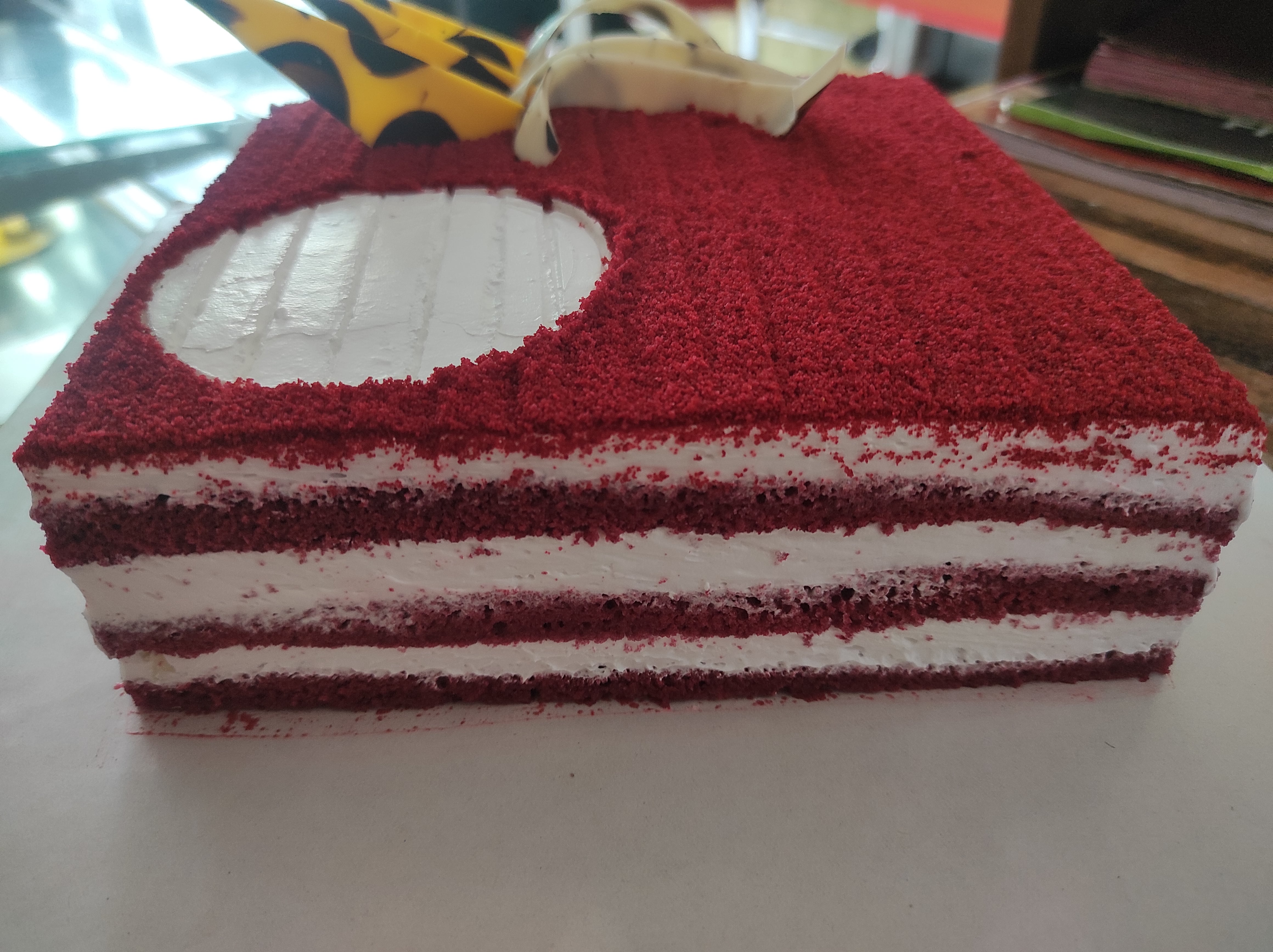 Layered Red velvet cake