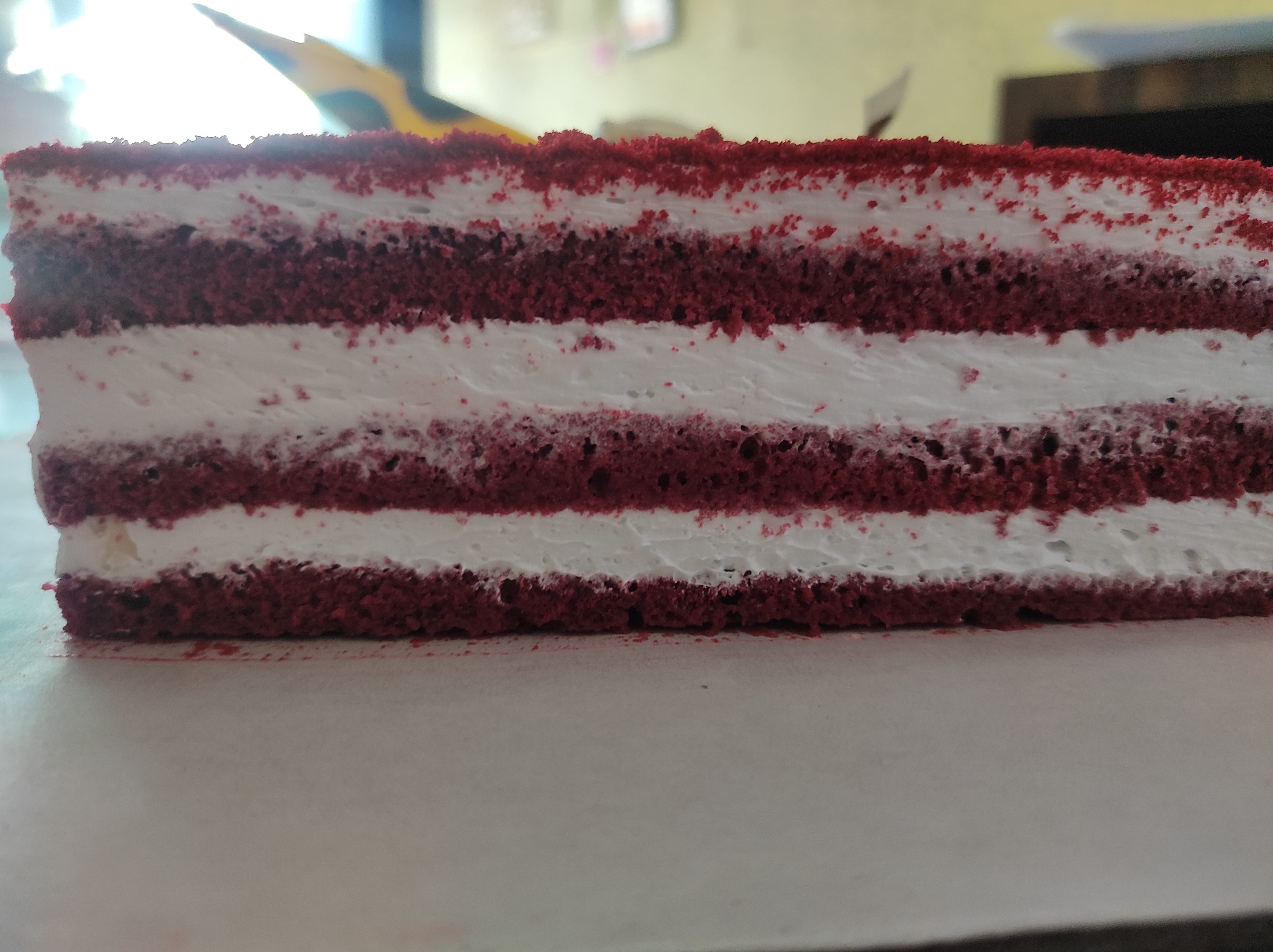 Layered Red velvet cake