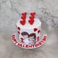 Valentines Truffle Chocolate Cake