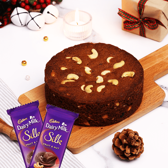 Plum Cake With Chocolate Combo