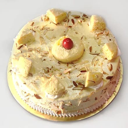 Round Rasmalai Cake