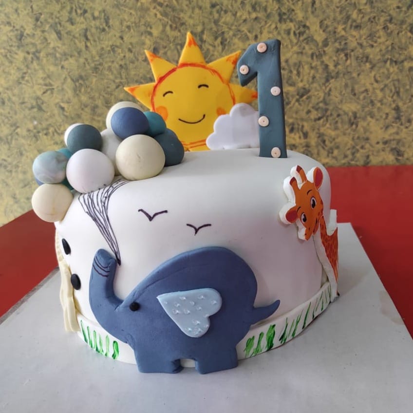 Jungle Theme Cake