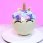 White Angel Unicorn Pinata Cake