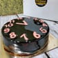 Dark Chocolate Birthday Timing Cake
